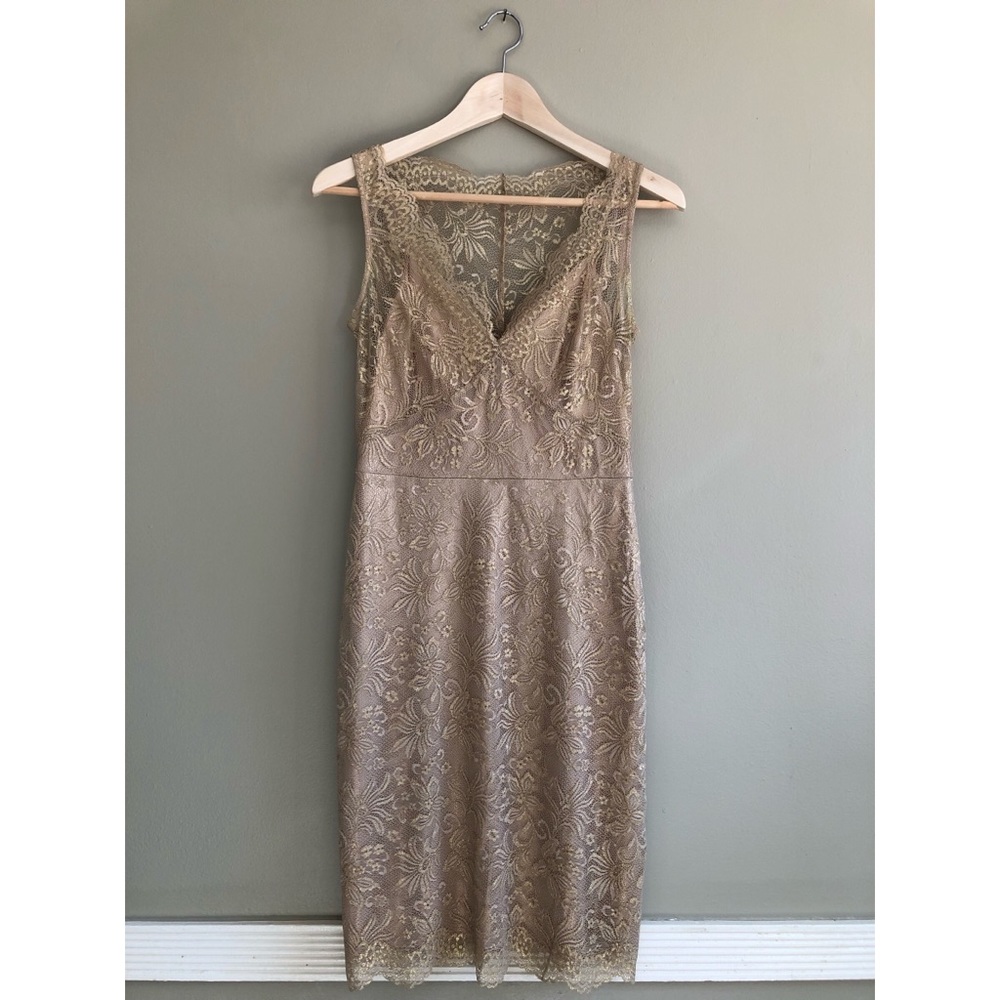 Gold formal dress